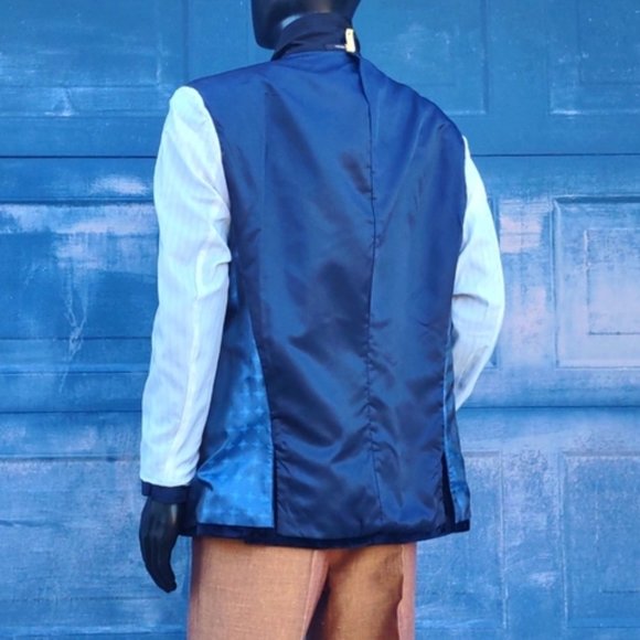 VITARELLI MEN'S PURE VELVET (2) BUTTON LUXURY TUXEDO BLAZER (ITALY) - Picture 5 of 17